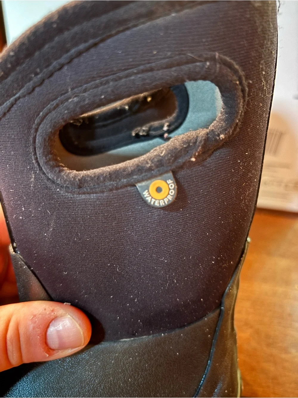 Bogs Kids Classic Handle Waterproof Rubber Snow Boots